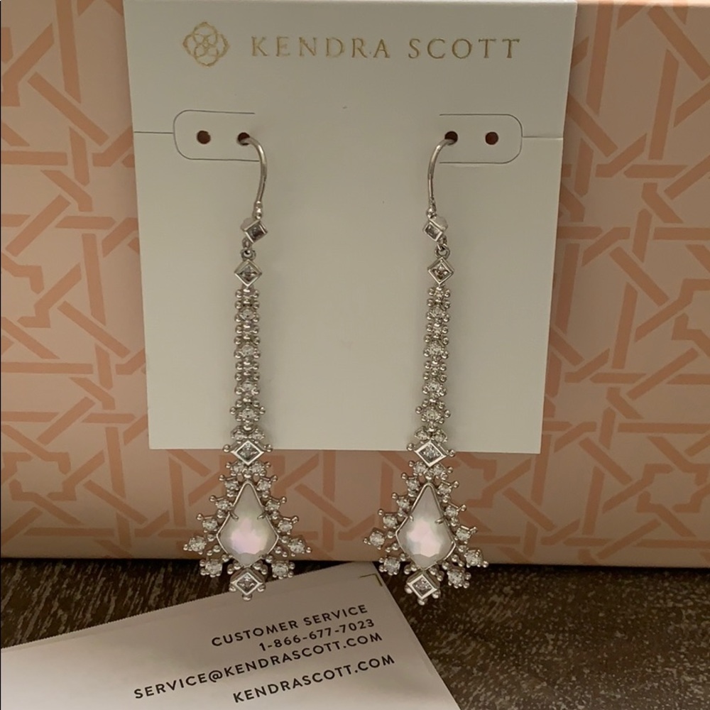 Kendra Scott Reimer Statement Earrings in Silver